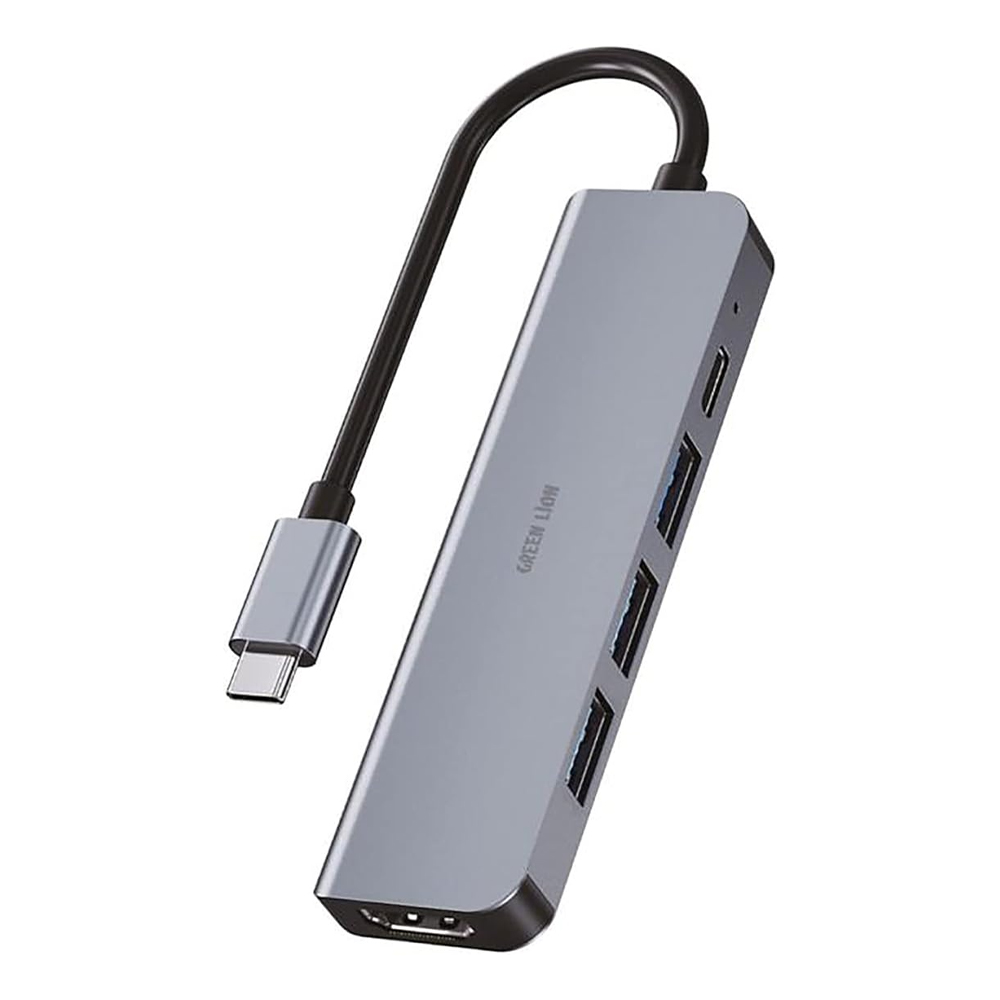 Green Lion 5-in-1 Type-C Adapter